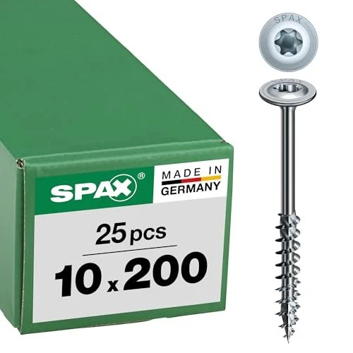 Spax WIROX A9J 4CUT T-STAR plus T50 Holzbauschraube, 10x200mm, 25 Stück