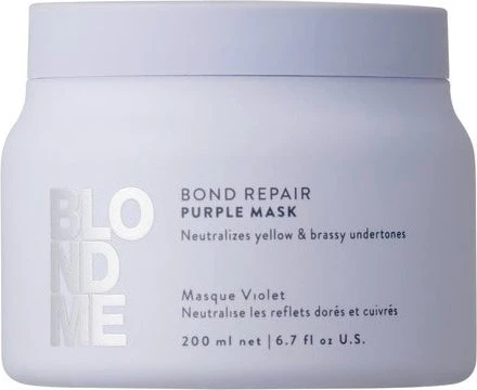 Schwarzkopf Professional BlondMe Bond Repair Purple Mask, 200ml