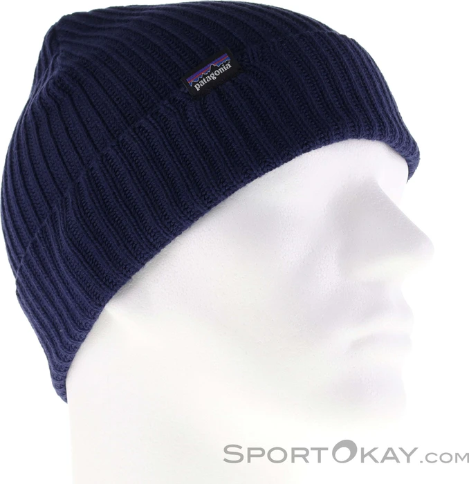 Patagonia Fisherman's Rolled Beanie navy blue