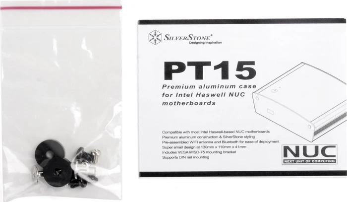 SilverStone Petit PT15B-H1D1, schwarz