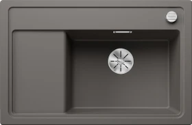Blanco Zenar XL 6 S Compact InFino Becken rechts mit Ablauffernbedienung vulkangrau