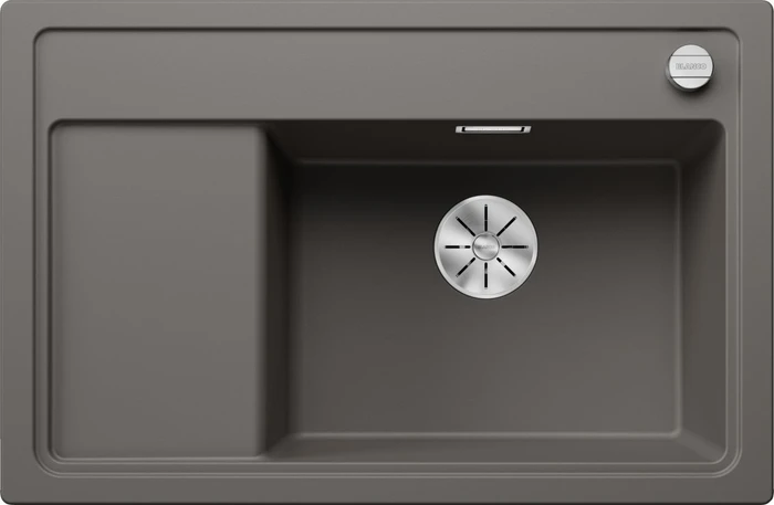 Blanco Zenar XL 6 S Compact InFino Becken rechts mit Ablauffernbedienung vulkangrau