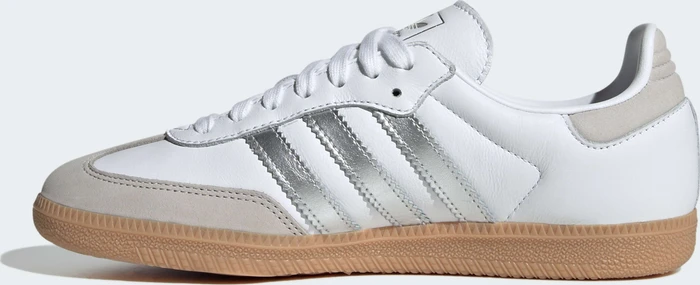 adidas Samba OG cloud white/silver metallic/grey one (Damen)