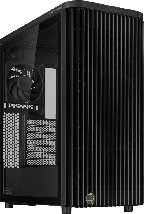 ASUS ProArt PA401, schwarz, Tempered Glass Panel, Glasfenster