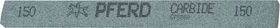 Pferd vierkant Schleifstein 25x13x150mm K150, 6 Stück