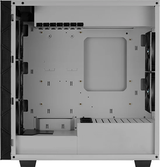 AeroCool Flo, weiß, Glasfenster