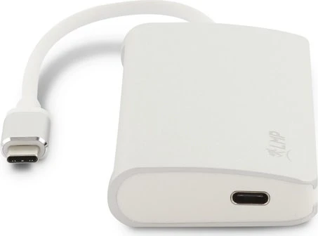 LMP USB-C Video Hub, 5-Port, USB-C 3.0 [Stecker], silber