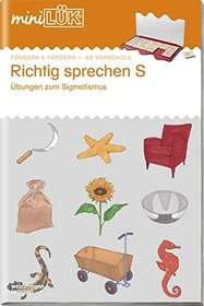 mini LÜK Fördern und Fordern Richtig sprechen S - Übungen zum Stigmatismus
