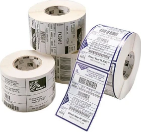 Zebra Thermoetiketten Z-Select 2000T, 57x19mm, weiß, matt, 4er-Pack (31980 Etiketten)