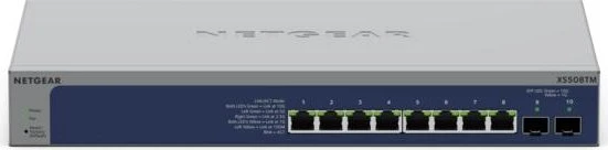 Netgear ProSAFE XS500TM Rackmount 10G Smart Switch, 8x RJ-45, 2x SFP+