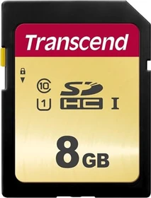 Transcend 500S R95/W20 8GB, UHS-I U1, Class 10