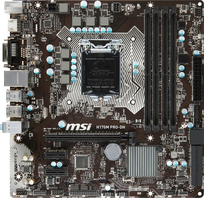 MSI H170M Pro-DH (Intel 1151)