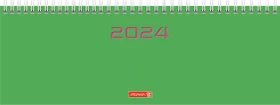 Brunnen Tischkalender 772 2024, 297x105mm, grün, 56 Blatt