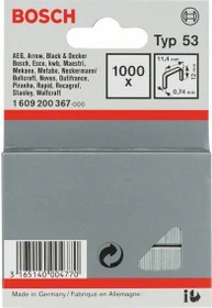 Bosch Professional Typ 53 Tacker-Klammern, 11.4x12mm, 1000 Stück