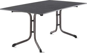Sieger Boulevard vivodur Klapptisch 165x95cm eisengrau/schieferdekor anthrazit