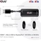 Club 3D aktives DisplayPort 1.4/HDMI 2.1 Adapterkabel schwarz, 0.15m Vorschaubild
