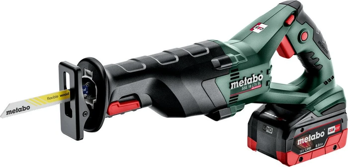 Metabo SSE 18 LTX BL Akku-Säbelsäge inkl. Koffer + 2 Akkus 8.0Ah