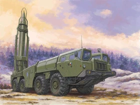 HobbyBoss Soviet (9P117M1) Launcher with R17 Rocket of 9K72 Missile Complex Elbrus (Scud B)