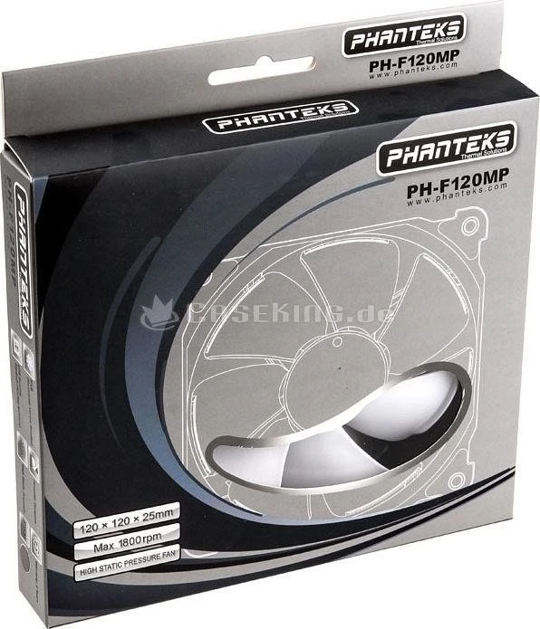 Phanteks PH-F120MP, schwarz/weiß, 120mm