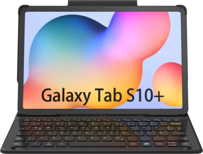 Samsung GP-FCX828 NEOS Keyboard Case mit AI-Taste für Galaxy Tab S10+, schwarz, DE