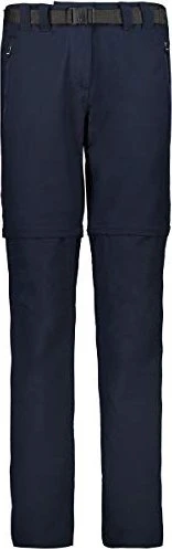 CMP Trekking Zip-Off Hose lang schwarz/blau (Damen)