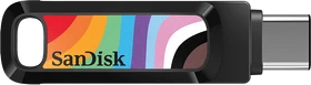 SanDisk Ultra Dual Drive Go USB Type-C Rainbow Pride Limited Edition 128GB, USB-A + USB-C, USB 3.2 Gen 1×1