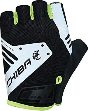 Chiba Air Plus Reflex Fahrradhandschuhe schwarz/gelb