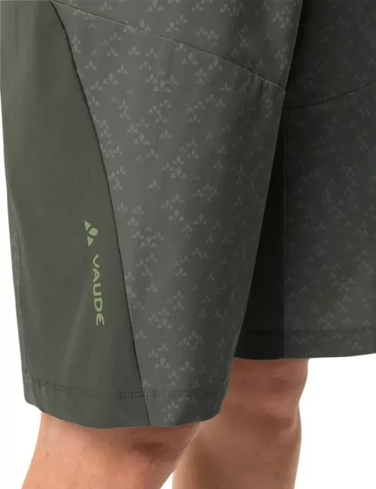 Vaude Ledro Print Shorts Fahrradhose kurz khaki (Damen)