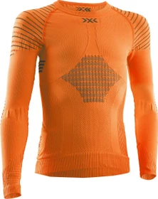 X-Bionic Invent 4.0 Kompressionsshirt langarm sunset orange/anthracite (Junior)