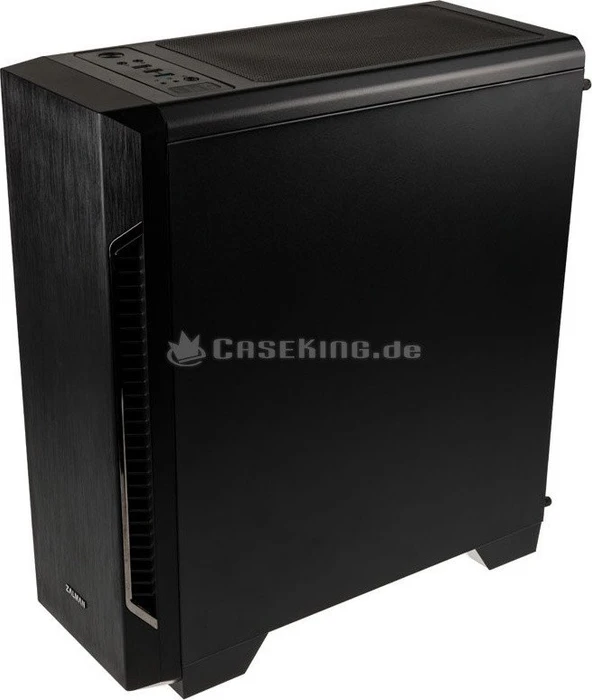 Zalman S3, schwarz, Acrylfenster