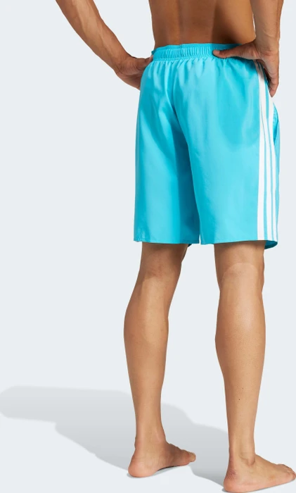 adidas 3-Streifen 8-Inch Badeshorts lucid cyan/white (Herren)