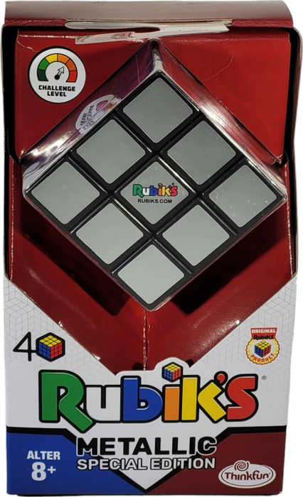 Rubik's Cube 3x3 metallic