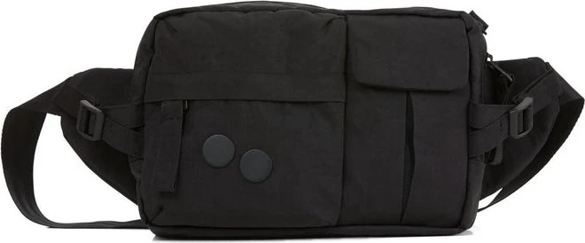 pinqponq Tetrik Large Bauchtasche crinkle black