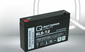 Q-Batteries Bleiakku 6LS-7.2