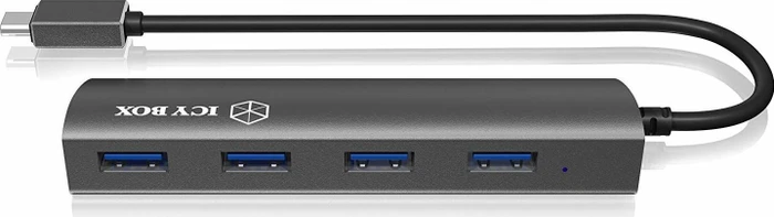 RaidSonic Icy Box IB-AC6405-C USB-Hub, 4x USB-A 3.0, USB-C 3.0 [Stecker]