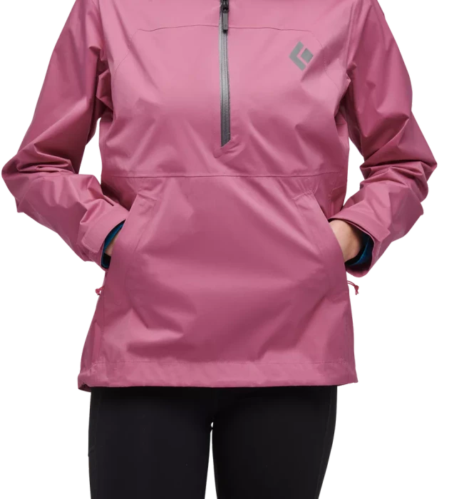 Black Diamond StormLine Stretch Rain Shell Anorak dyno pink (Damen)