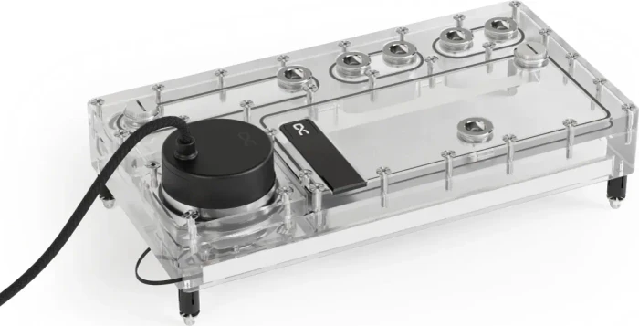Alphacool Core Distro Plate 280 Links VPP/D5 mit VPP Apex Pumpe, Verteilerplatte