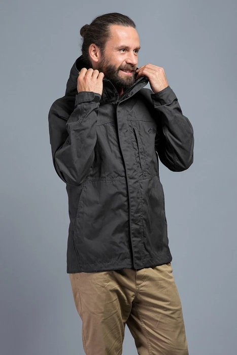 Tatonka Jesper Hooded Jacke dark grey (Herren)