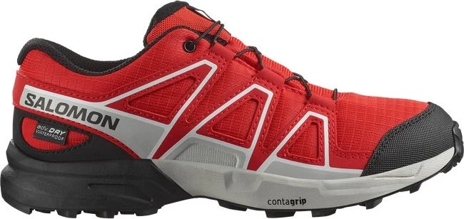 Salomon Speedcross Waterproof flame scarlet/black/lunar rock (Junior)