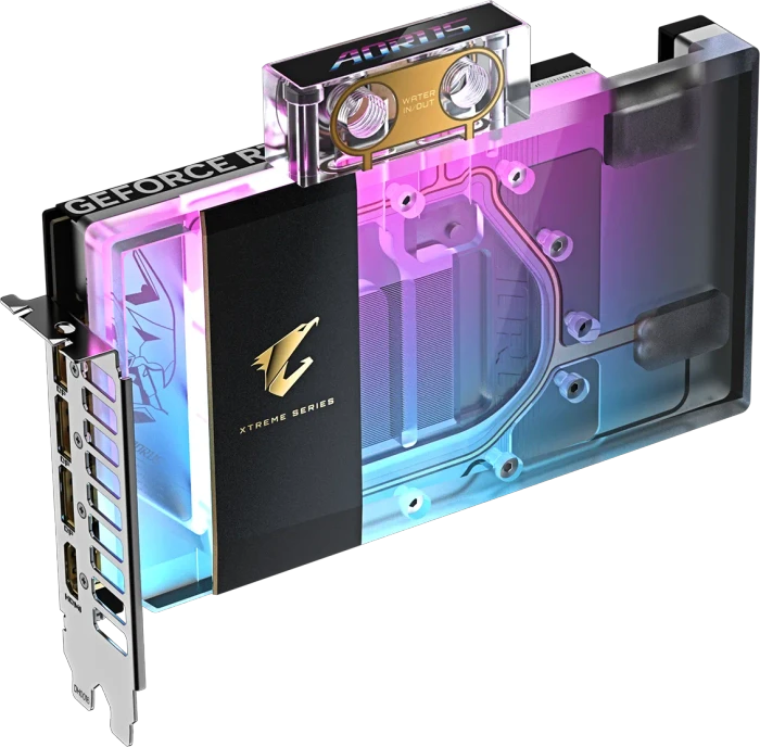 GIGABYTE AORUS GeForce RTX 5080 Xtreme Waterforce WB 16G, 16GB GDDR7, HDMI, 3x DP