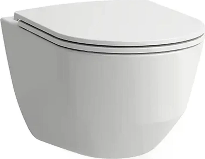 Laufen Pro Wand-WC Tiefspüler, spülrandlos, weiß