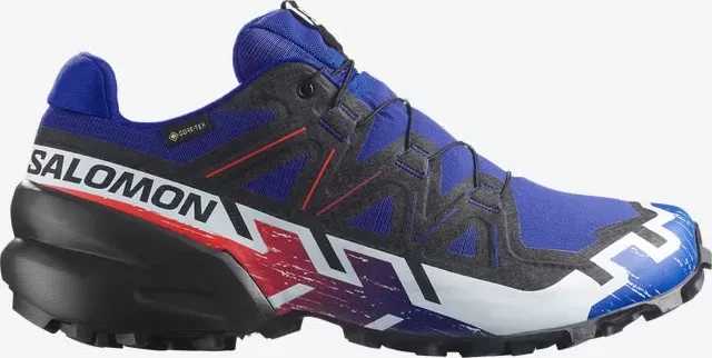 Salomon Speedcross 6 GTX Equipe surf the web/fiery red/white (Herren)