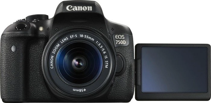 Canon EOS 750D mit Objektiv EF-S 18-55mm 3.5-5.6 IS STM
