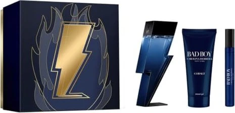 Carolina Herrera Bad Boy Cobalt EdP 100ml + EdP 10ml + Duschgel 100ml Duftset