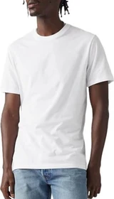 Levi's Slim Crewneck 2er-Pack T-Shirt kurzarm weiß (Herren)