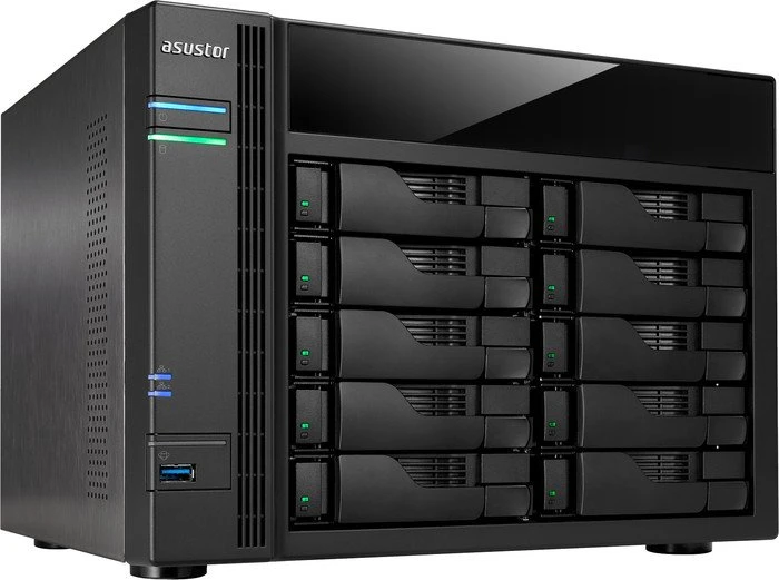 Asustor AS5010T, 1GB RAM, 4x RJ-45 1000Base-T, 3x USB-A 3.0