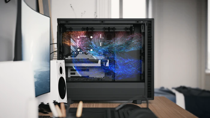 Fractal Design Define 7 Black/White Solid, schallgedämmt