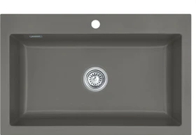 systemceram Mera 80 Einbau Becken mittig lava