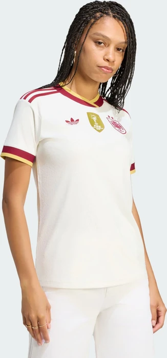 adidas FIFA WM 2026 Spanien Winners Auswärtstrikot langarm off white (Damen)