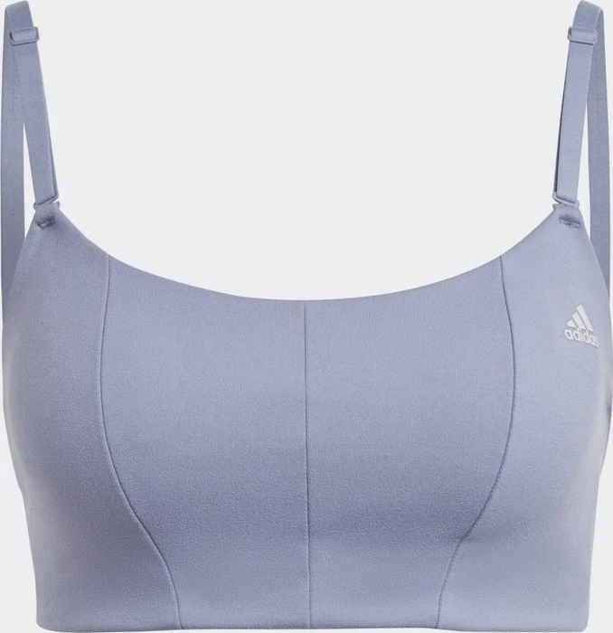 adidas Yoga Studio Light-Support Sport-BH silver violet (Damen)